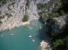 il Verdon entra nel lago